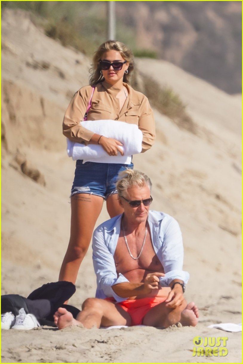 Emma Krokdal and Dolph LundGren