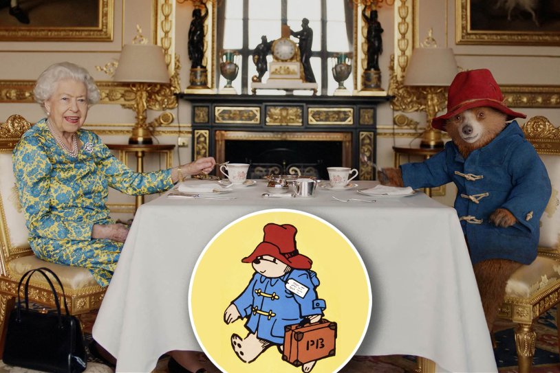 Queen Elizabeth in the castle of Balmoral