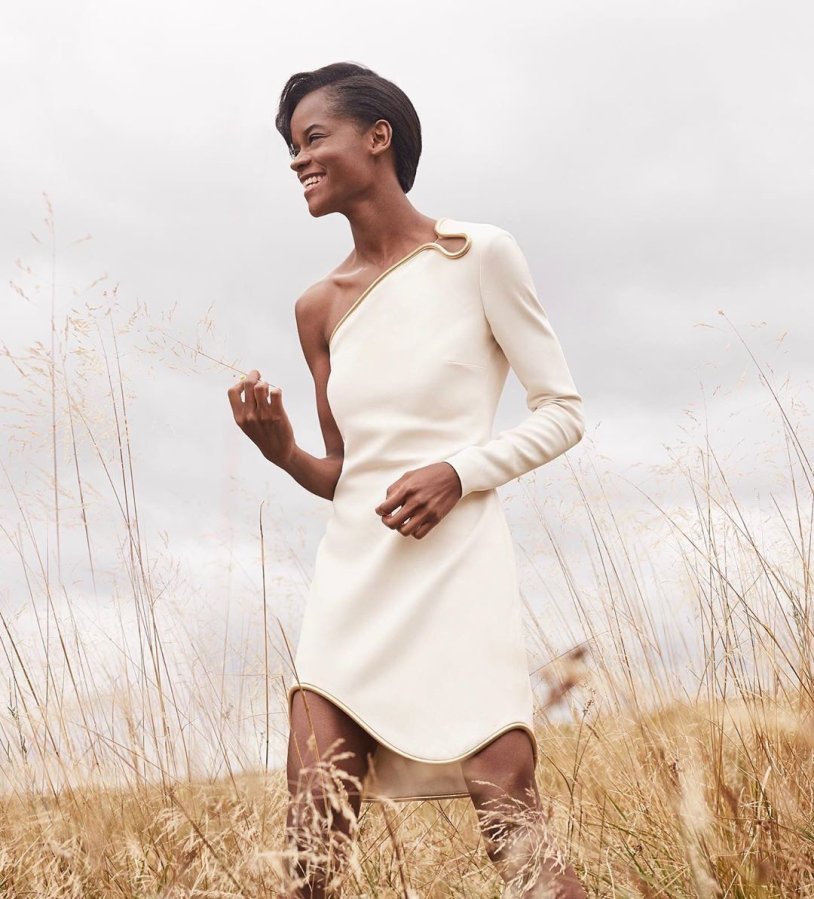 Leticha Wright in a swimsuit