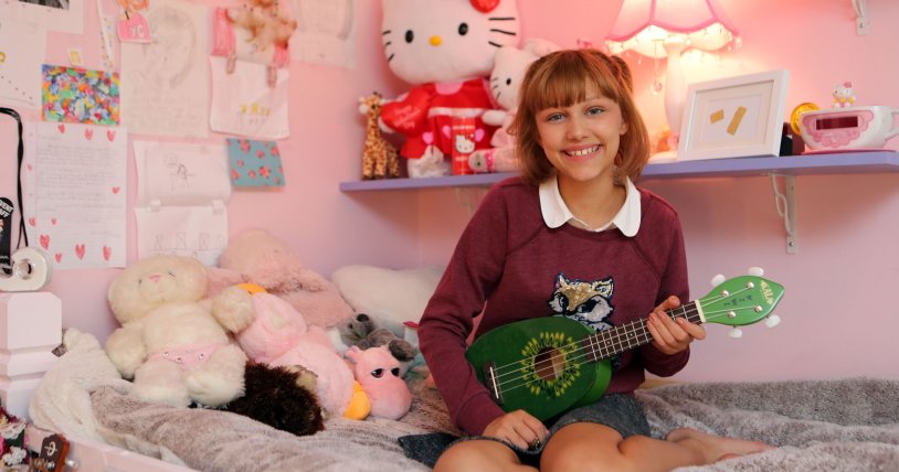 Grace Vanderwall in a swimsuit