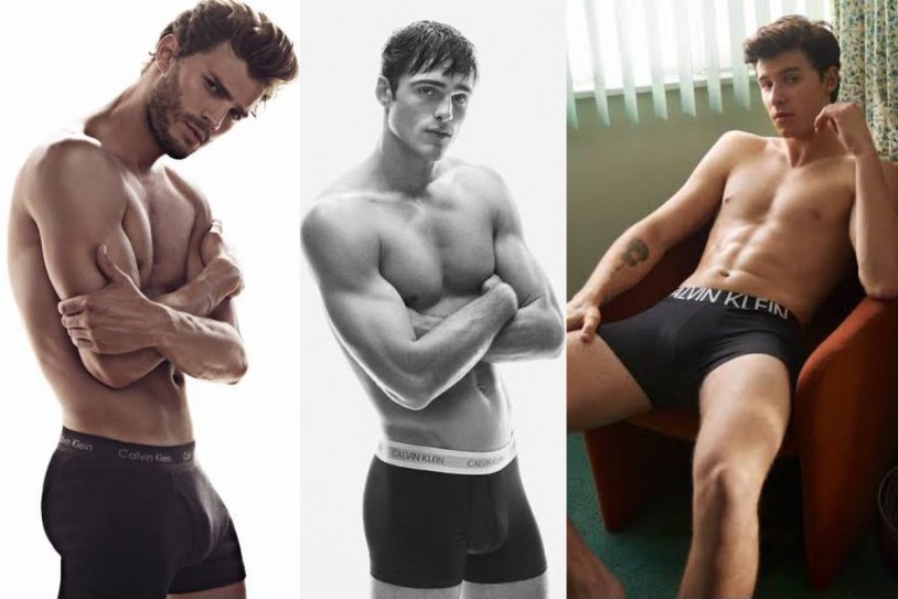 Jamie Dornan in advertising Kelvin Klein