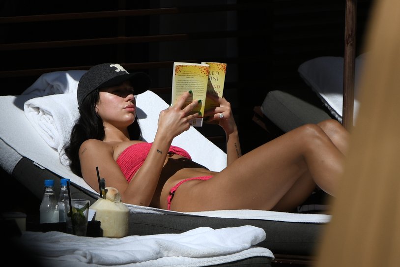 Dua Lipa in a swimsuit 2022