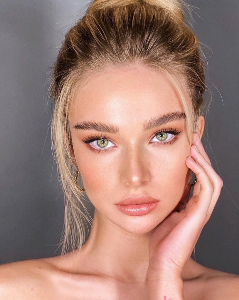 Natural wedding makeup