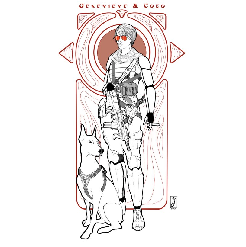 Genevieve Buja in Youth