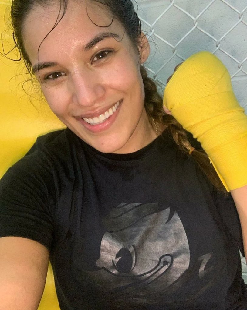 Amanda Nunez with his wife