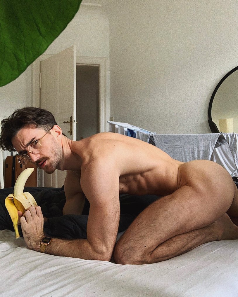 Sam Morris excited member without panties