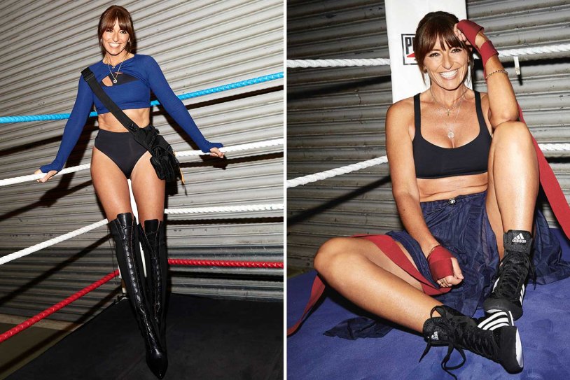 Davina McCall legs