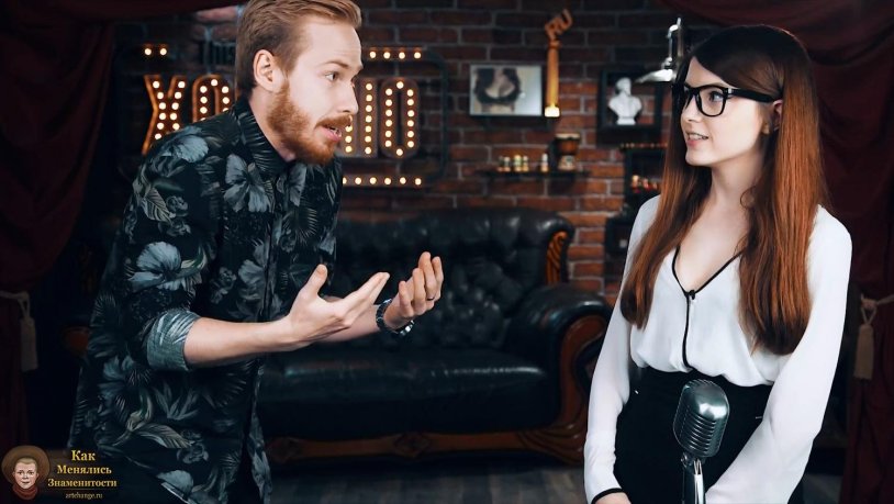 Olyasha with glasses