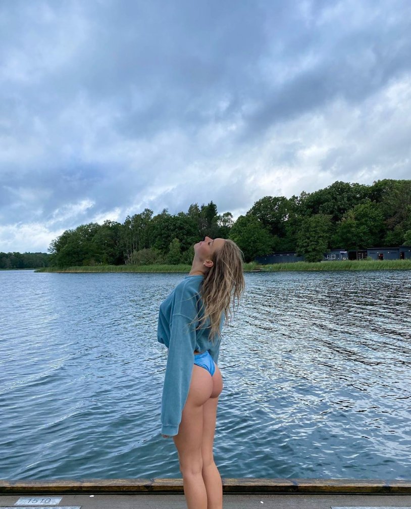 Figure in a swimsuit