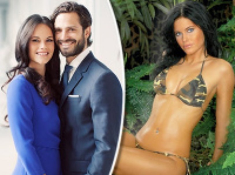 Sofia Hellquist in a swimsuit