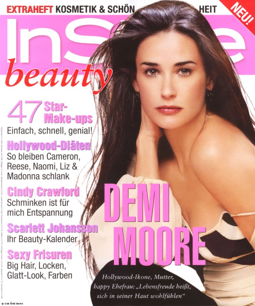 Demi Moore on the cover of Vanity Fair