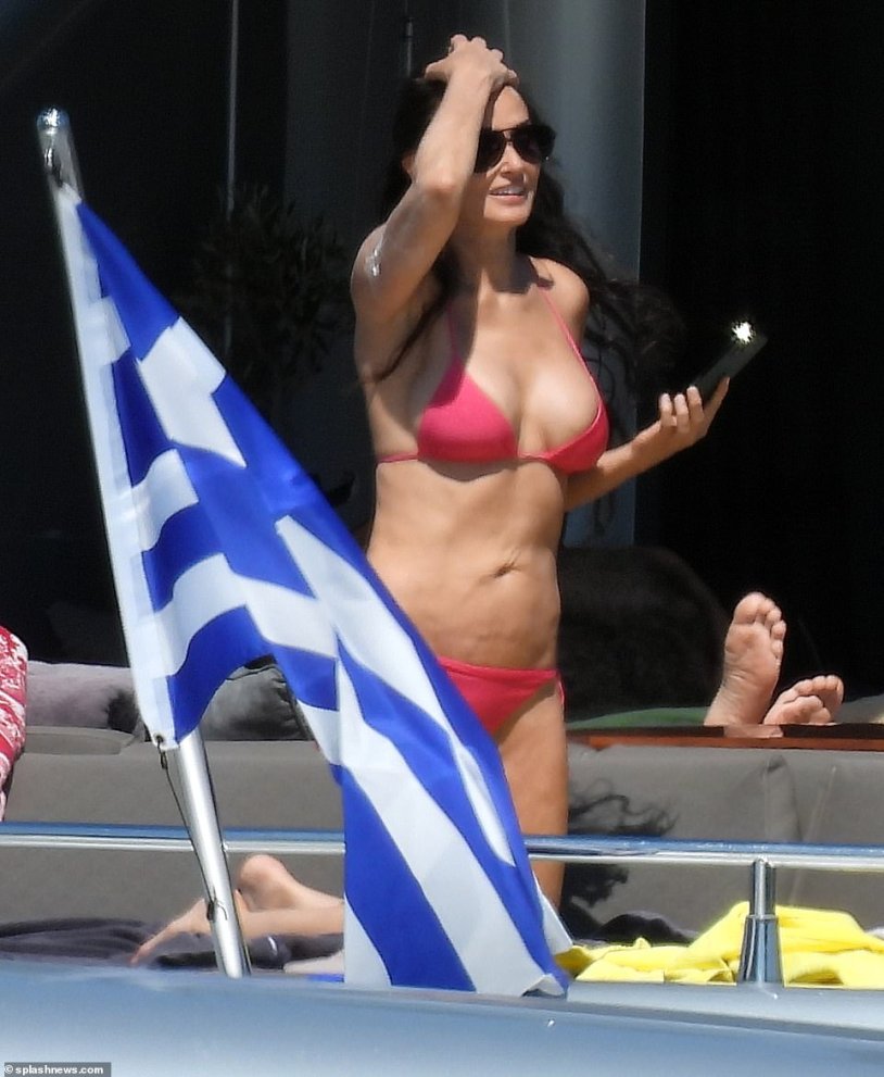 Demi Moore in a swimsuit 2022