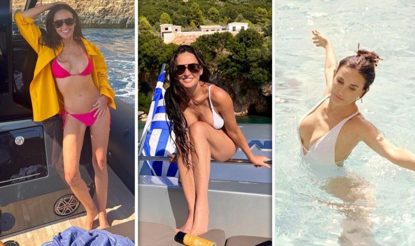 Demi Moore naked on the desktop