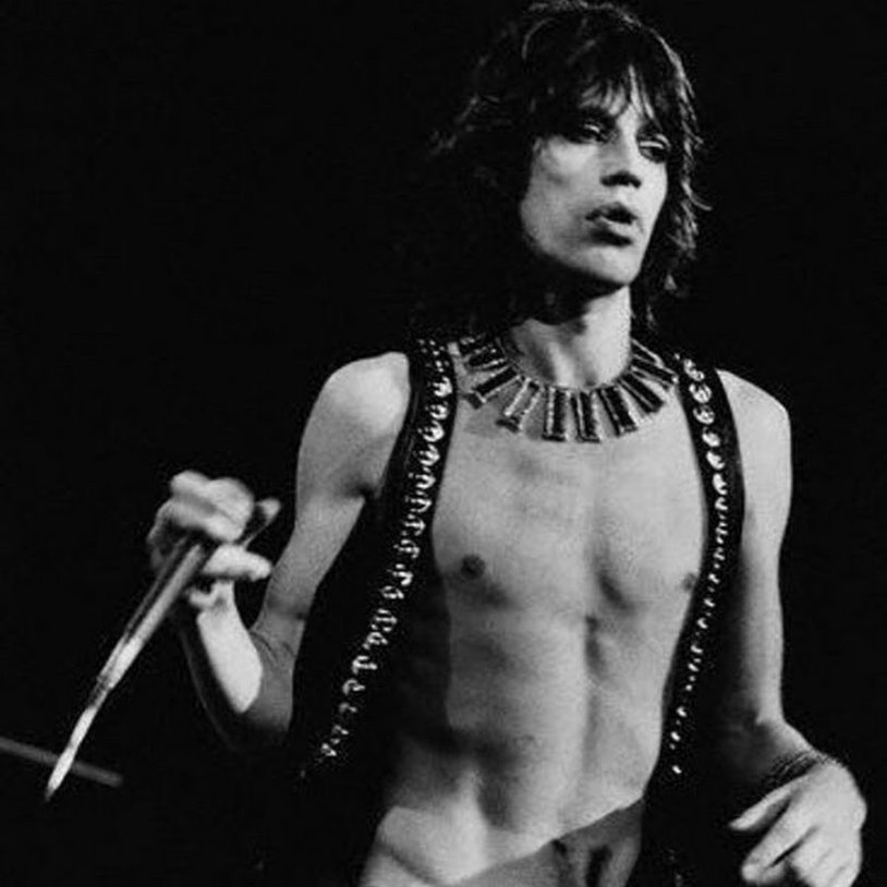 Anita Pallenberg and Mick Jagger