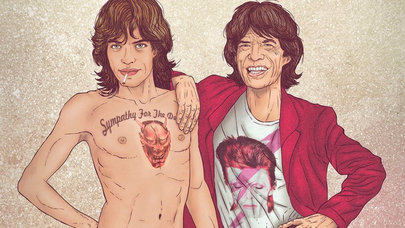 Torso Mick Jagger