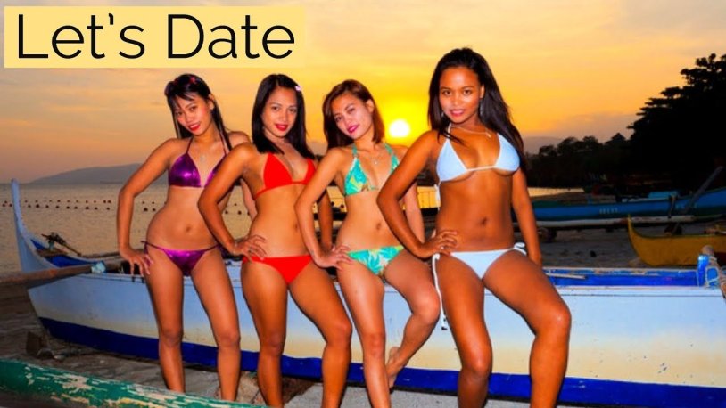 Girls Philippines on the beach