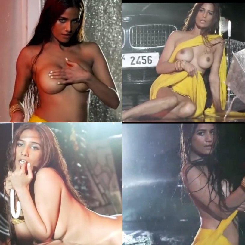 Poonam Pandey showed the chest