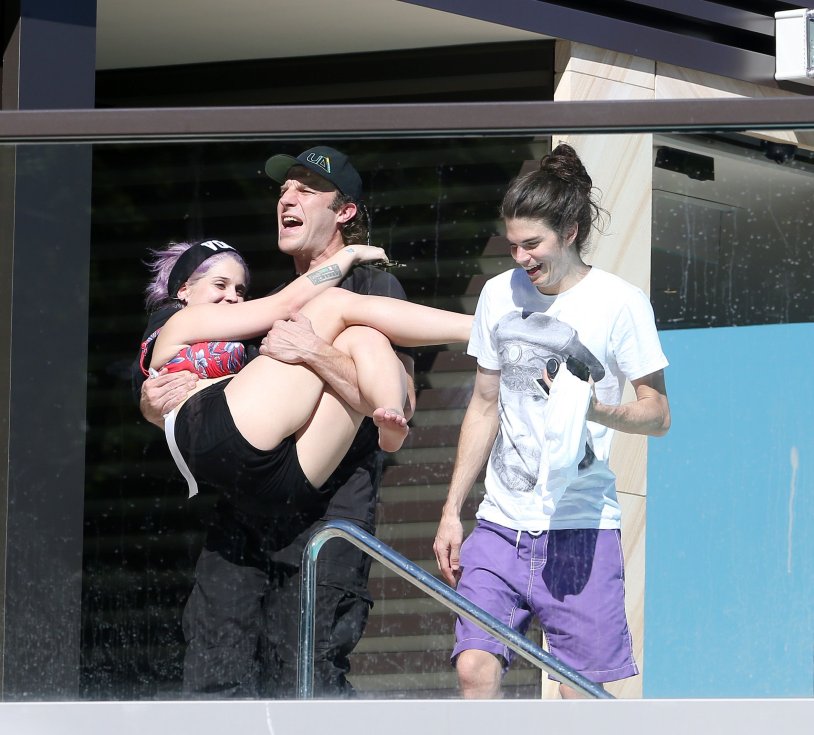 Amy Osbourne in a swimsuit