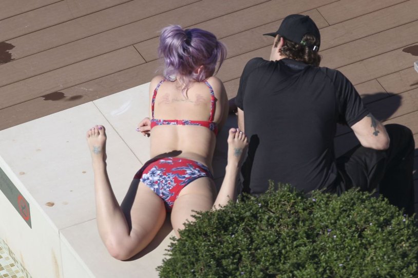 Kelly Osbourne in a swimsuit