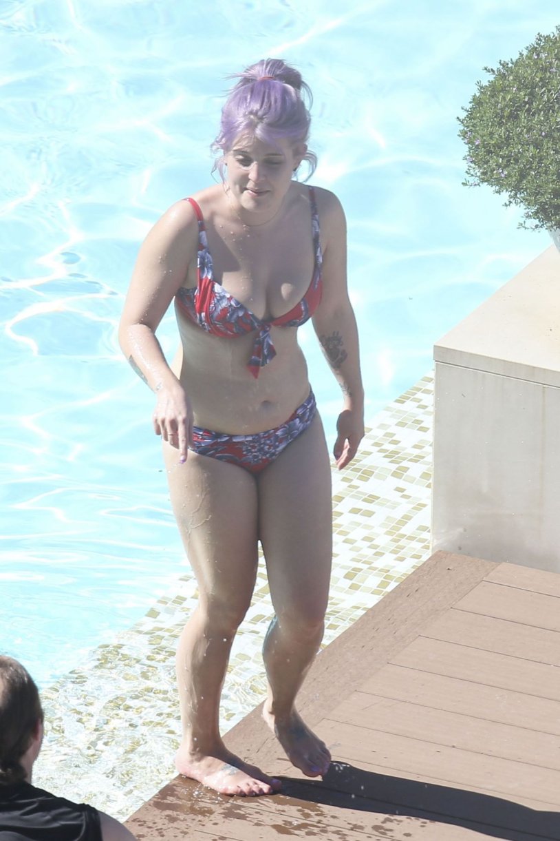 Kelly Osbourne in a swimsuit 2020