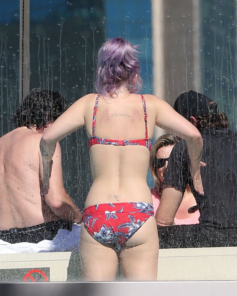 Kelly Osbourne in a swimsuit