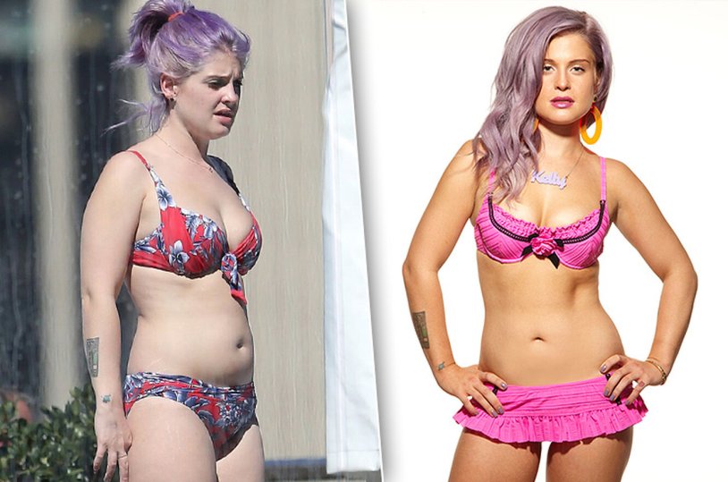Kelly Osbourne before and after losing weight