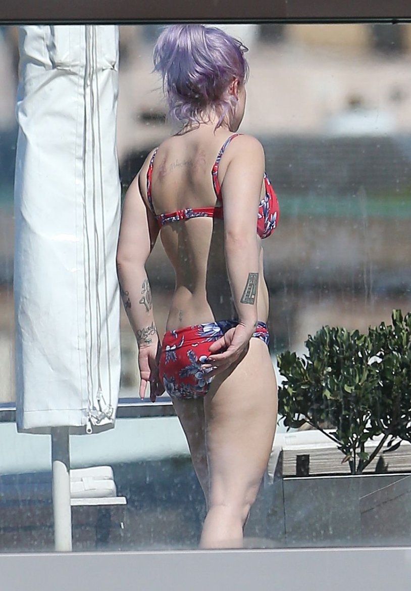 Kelly Osbourne in a swimsuit