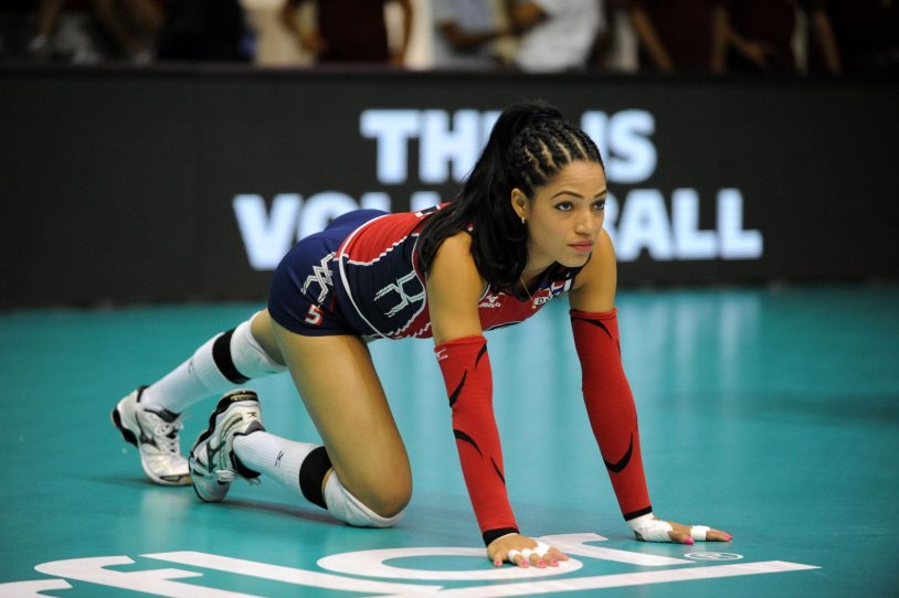 Dominican volleyball player Fernandez