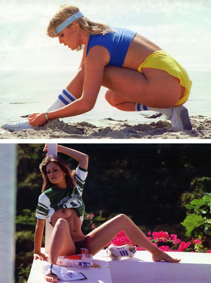 Naked Rosie Jones in the bathroom