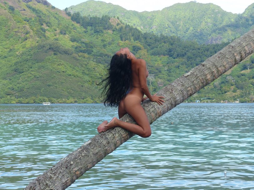 Naked Brazilian women on the beach