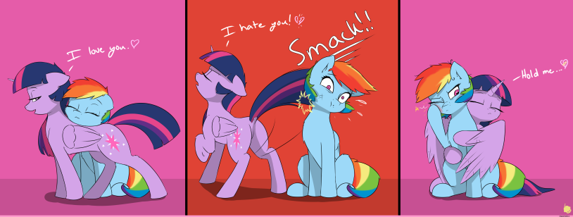 Reinbow Dash and Spark 18