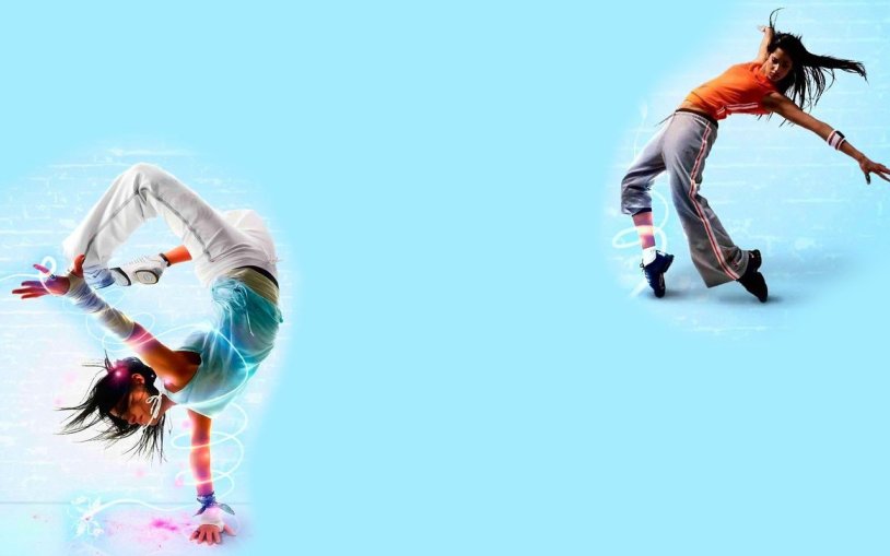 Background for presentation dancing