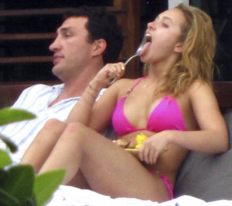 Vladimir Klitschko and Hayden Panetteri