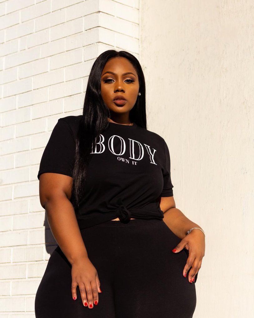 Body Top- Black The Diva Kurves Collection
