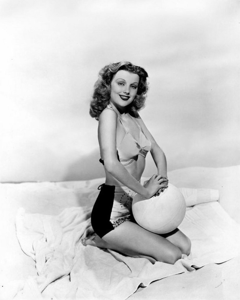 Dolores del Rio in a swimsuit