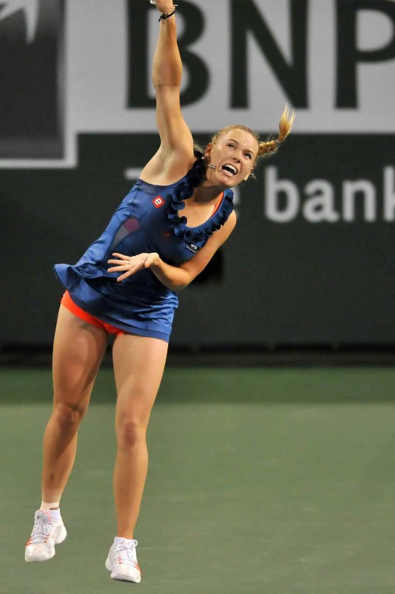 Tennis player Karolina Voznyatski