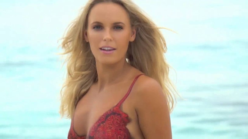 Carolina Voznyatski in a swimsuit