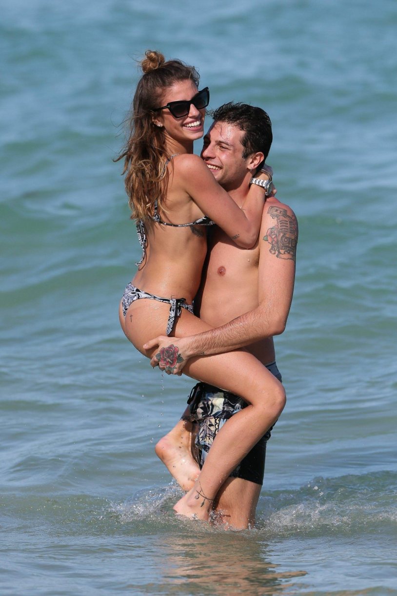 A couple on the beach