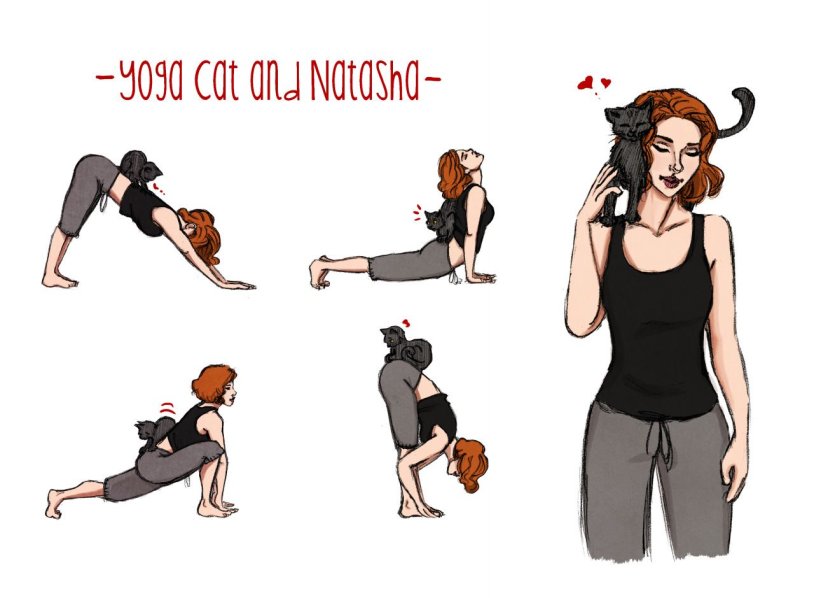 Bucky Barnes and Natasha