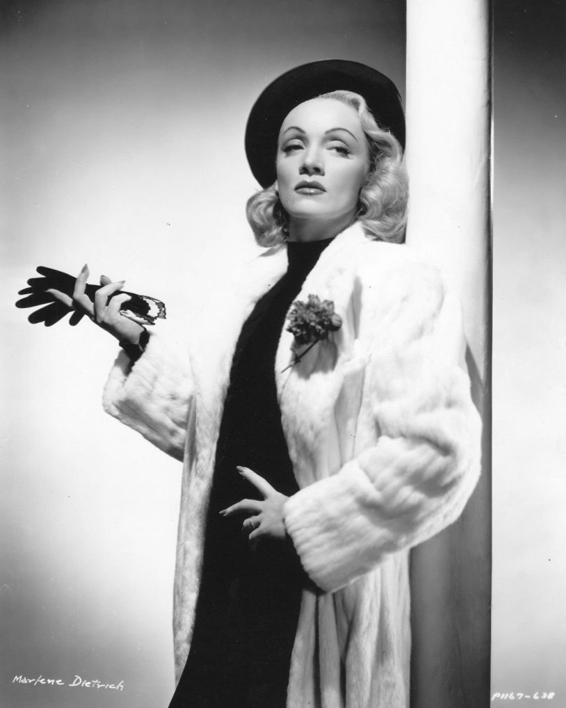 Marlene Dietrich naked dress