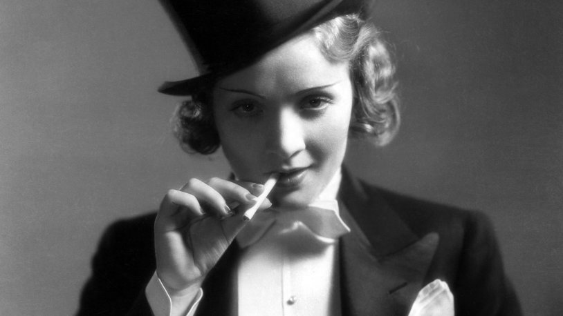 Jean Gaben and Marlene Dietrich photo