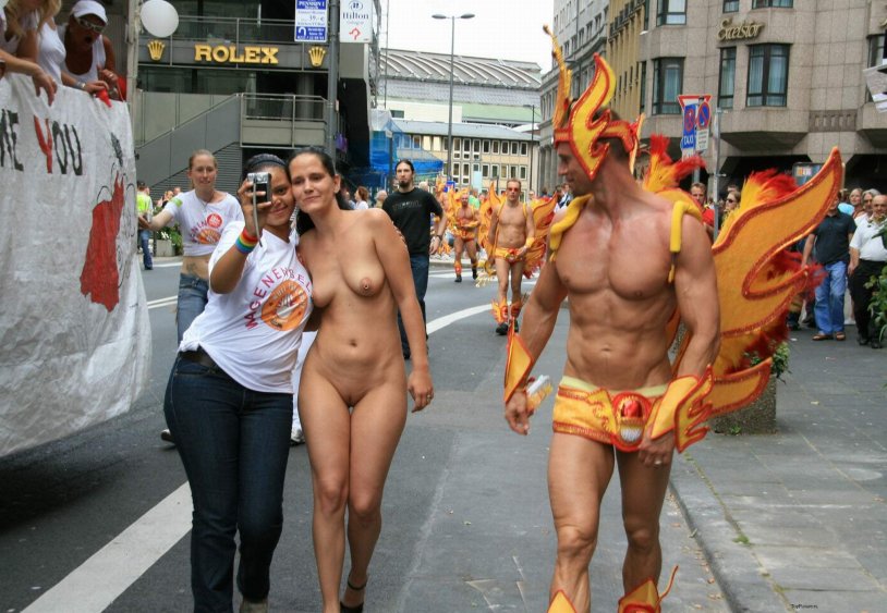 Erotic festivals on the street