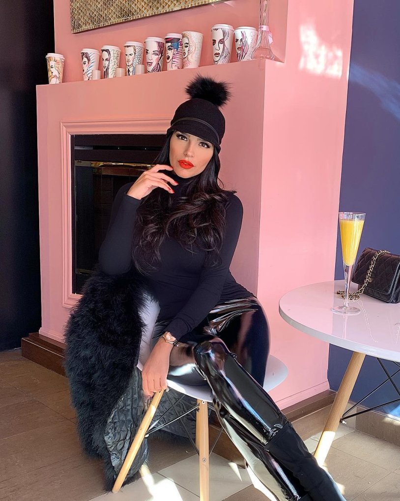 Shadi model in a swimsuit