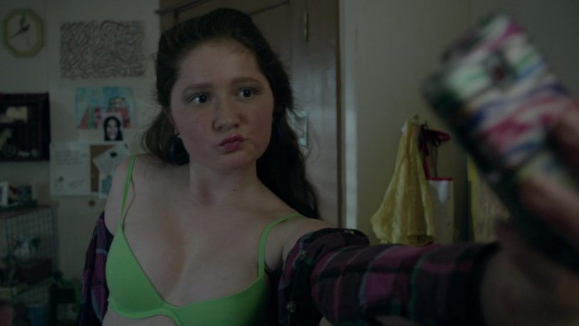 Emmy Rossum in underwear in the series