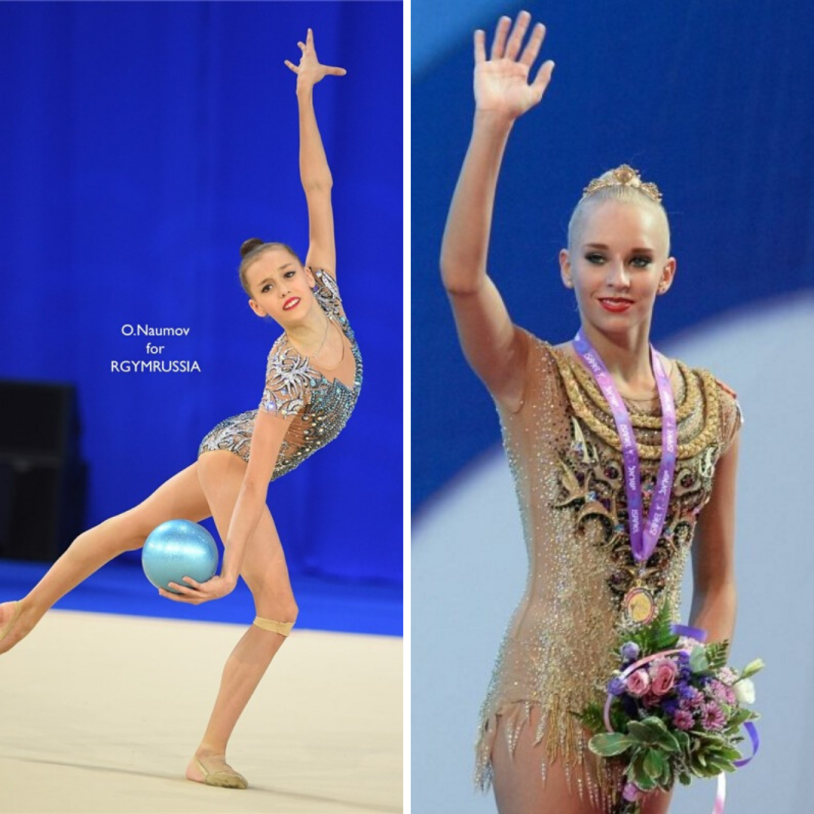 Yana Kudryavtseva with daughters