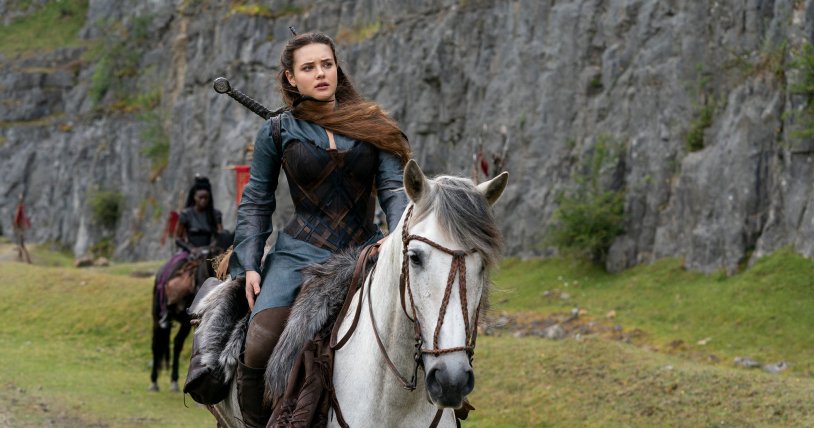 Katherine Langford in underwear