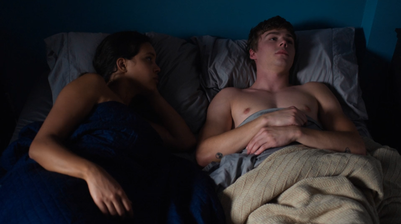 Girl in college selfie