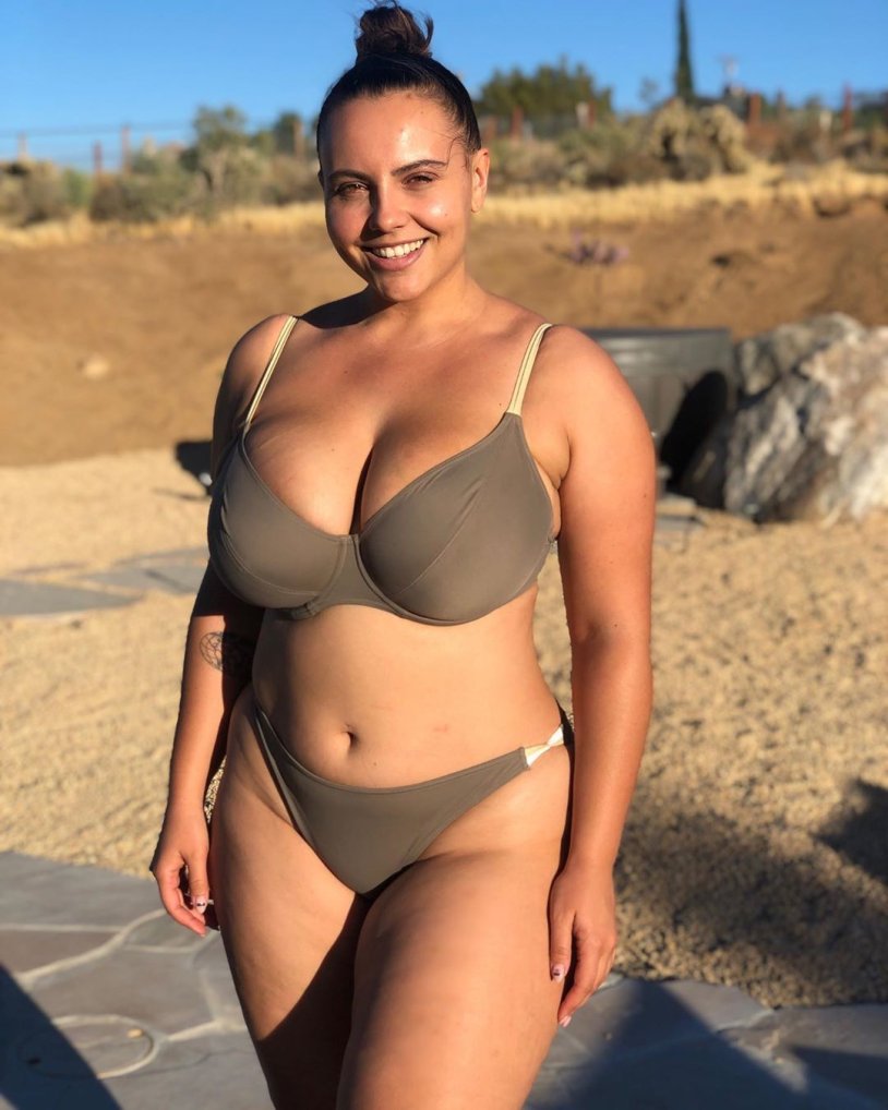 Plus-Size model Anna Krylova