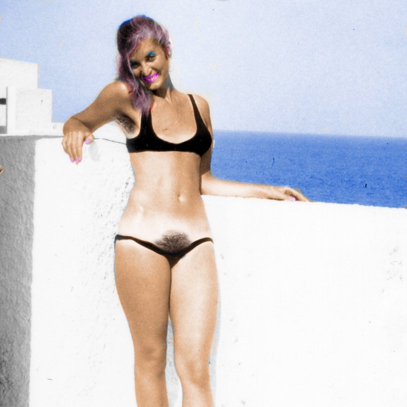 Non -rtic girl in a swimsuit