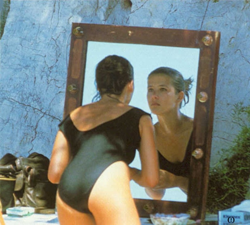 Sophie Marso in his youth swimsuit